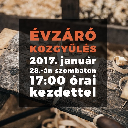 Évzáró közgyűlés